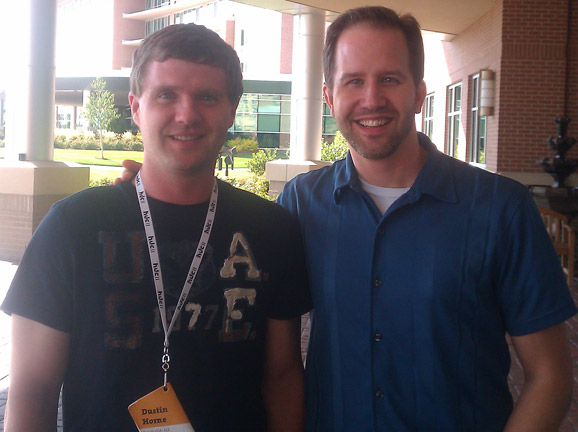 Scott Hanselman and I at HDC 2011